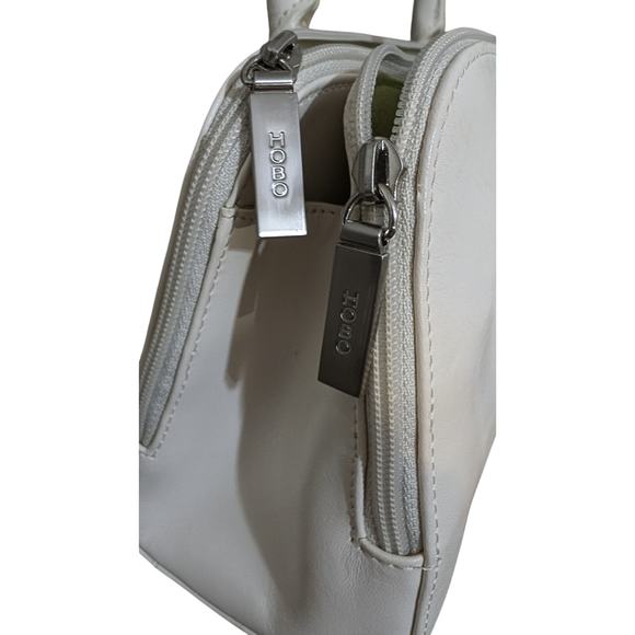 Vintage Y2K Boho Beige Leather Shoulder Strap  q - Picture 4 of 14